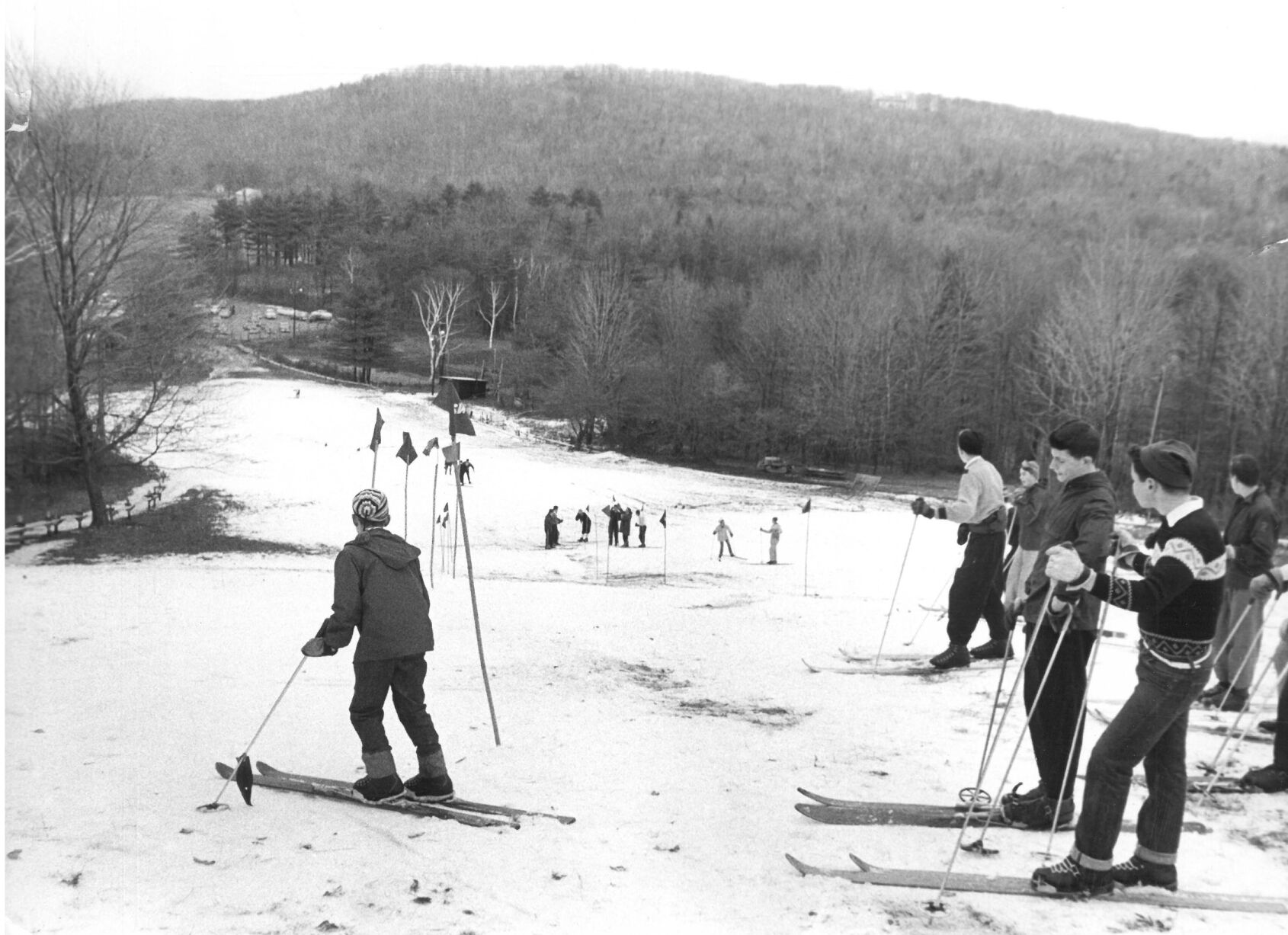 First Machine-Made Snow, November 1956